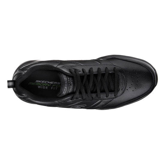 Skechers Leather Trainer W/ Memory Foam